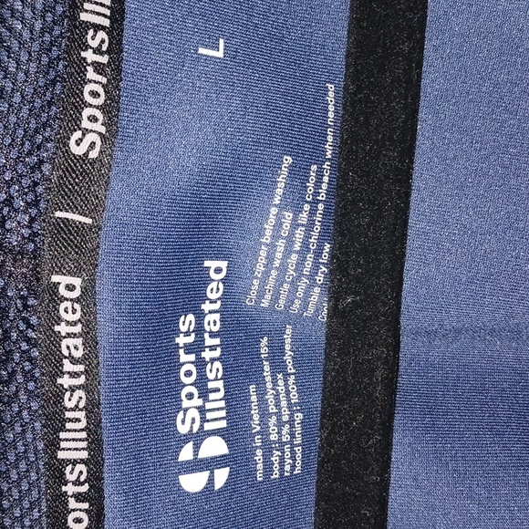 Sports Illustrated Womens Long Sleeve Hoodie Brand New Size Large Color Petrol - Picture 3 of 5